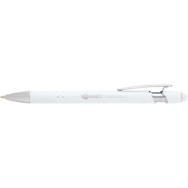 Logotrade advertising products photo of: Kish ballpoint pen with silver finish (black ink)