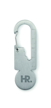 Logo trade advertising product photo of: Multifunctional key ring token