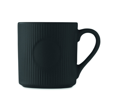Logotrade promotional giveaway image of: Ribbed ceramic mug mat 340 ml
