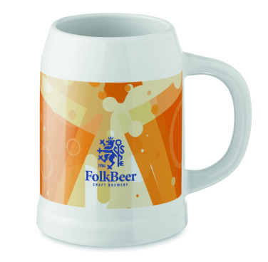 Logo trade corporate gifts image of: Sublimation beer mug 500 ml
