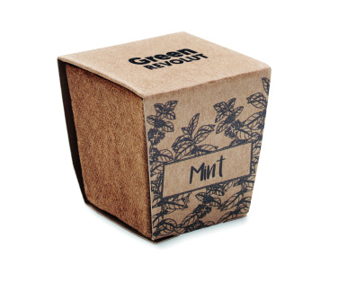 Logo trade promotional giveaways image of: Mint seeds growing kit