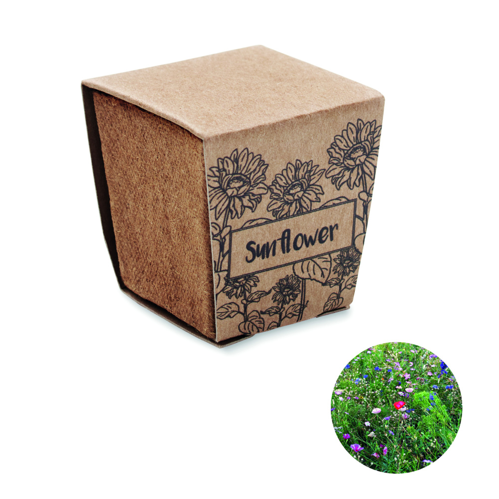 Logotrade promotional giveaway image of: Sunflower growing kit
