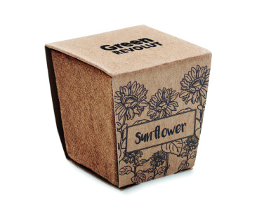 Logo trade promotional products image of: Sunflower growing kit