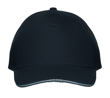 Logotrade promotional merchandise image of: 5 panel LED cotton cap 220gr/m²
