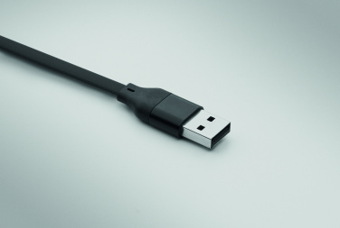 Logo trade advertising products picture of: 60W cable keyring recycled ABS