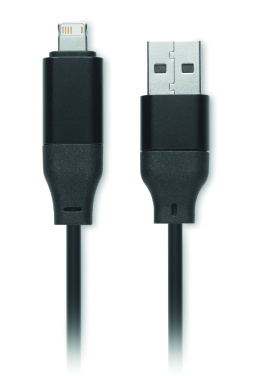 Logo trade business gifts image of: Key ring with 4 in 1 60W cable