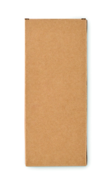 Logo trade promotional merchandise image of: 4 reusable glass straws