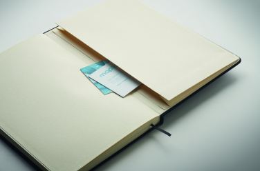 Logo trade promotional gift photo of: A5 RPET notebook with pen