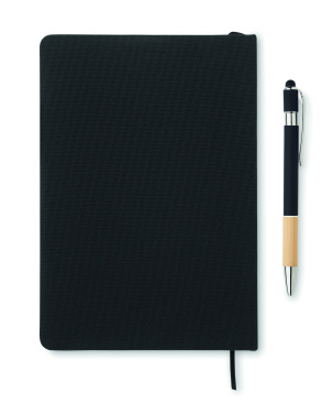 Logotrade corporate gift picture of: A5 RPET notebook with pen