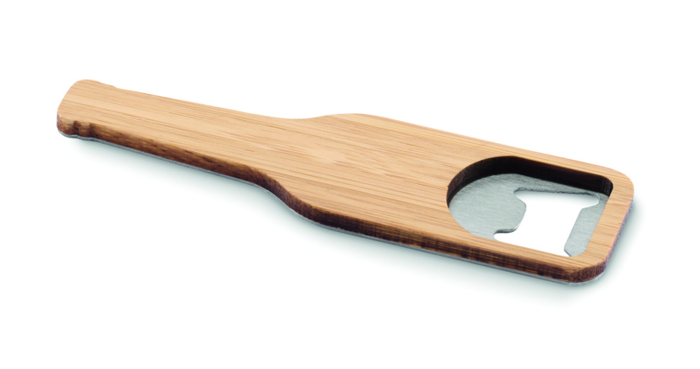 Logo trade advertising products image of: Bamboo bottle opener