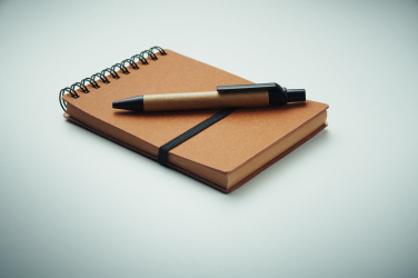 Logotrade promotional merchandise photo of: Recycled notebook with ball pen