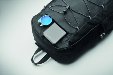 Logo trade promotional products picture of: 600D RPET polyester backpack