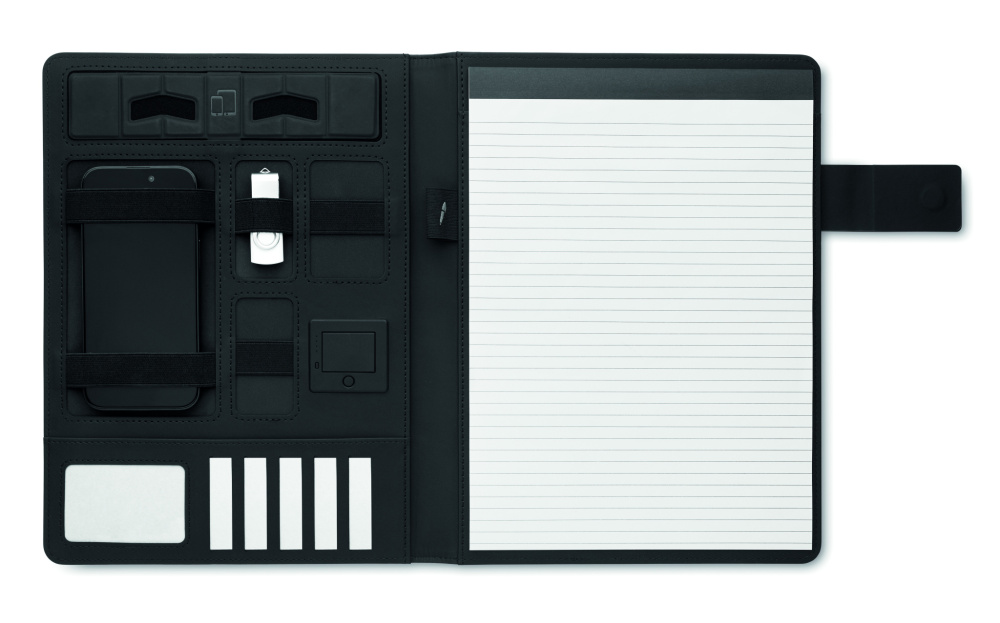 Logotrade corporate gift image of: A4 folder and wireless charger
