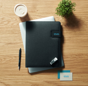 Logo trade promotional product photo of: A4 folder and wireless charger