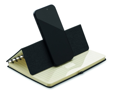 Logotrade corporate gift picture of: A5 notebook with phone holder