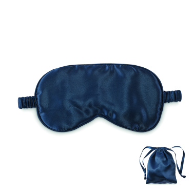 Logo trade promotional gift photo of: Soft polyester eye mask