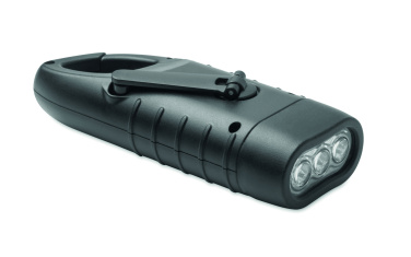 Logotrade corporate gift picture of: Solar torch with dynamo crank