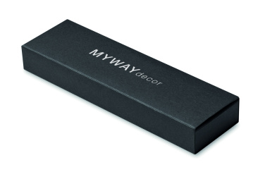 Logo trade promotional merchandise photo of: Recycled aluminium pen set