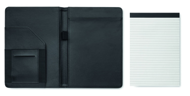 Logo trade promotional products image of: A5 portfolio 300D RPET