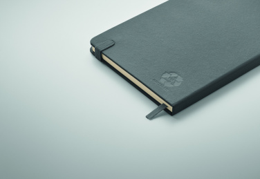 Logotrade promotional giveaways photo of: Recycled Leather A5 notebook