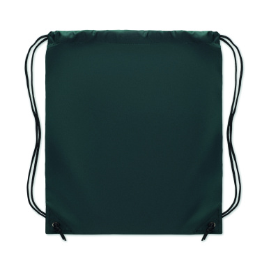 Logo trade promotional items image of: 190T Polyester drawstring bag