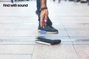 Logotrade promotional merchandise image of: Findcard RCS recycled plastic item finder card