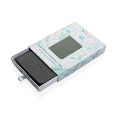 Logo trade promotional products picture of: Trackmate RCS rpolyester passport holder worldwide locating