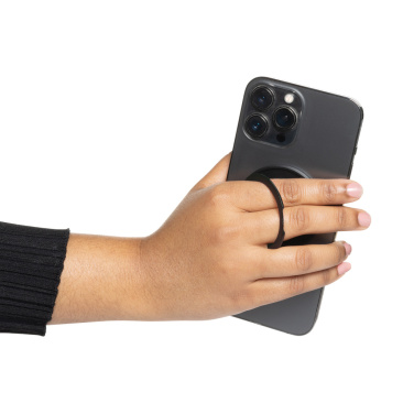 Logo trade promotional product photo of: Terra Magnetic RCS rplastic magnetic phone holder with ring