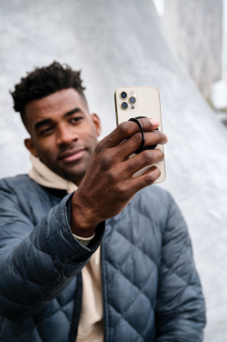 Logotrade promotional giveaways photo of: Terra Magnetic RCS rplastic magnetic phone holder with ring