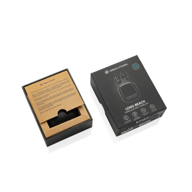 Logotrade promotional product image of: Urban Vitamin Long Beach ENC rplastic wireless earbuds