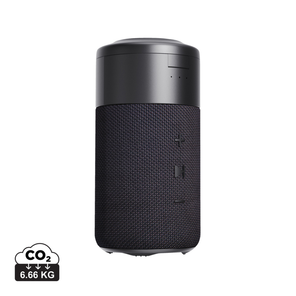 Logo trade promotional product photo of: Urban Vitamin Anaheim RCS recycled 10W speaker 15W charger