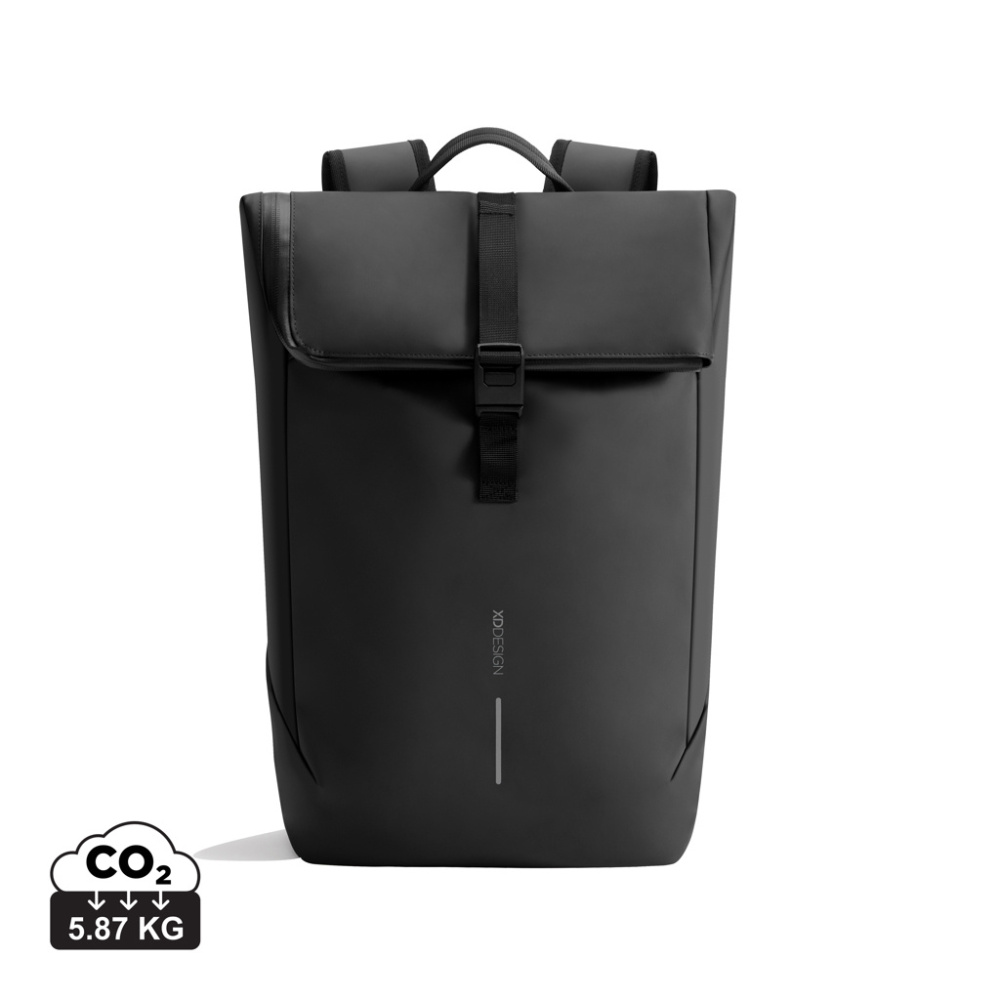 Logotrade promotional item picture of: Urban Water Resistant Flap-top Backpack