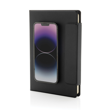 Logotrade promotional product picture of: Stuart RCS certified RPU magnetic A5 portfolio