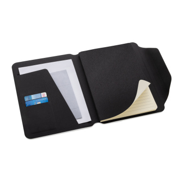 Logotrade promotional item image of: Teri AWARE™ RPET and walnut A5 portfolio