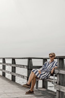 Logo trade promotional giveaways picture of: VINGA Ornos GRS hammam robe S/M