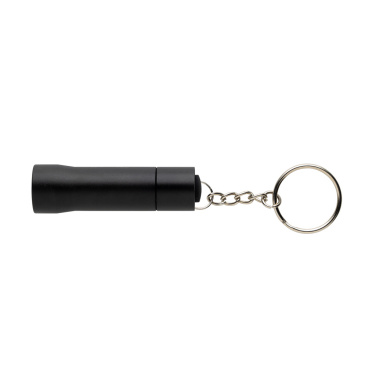 Logotrade promotional products photo of: Flash RCS recycled aluminium keychain torch