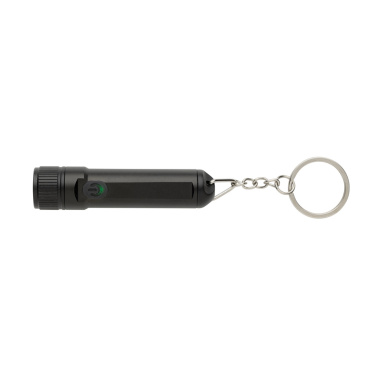 Logo trade promotional merchandise picture of: Gear X rechargeable ultra bright keychain torch