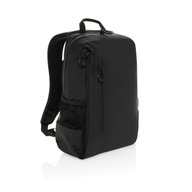 Logo trade promotional products picture of: Lima Aware™ RPET water resistant 15.6 laptop backpack