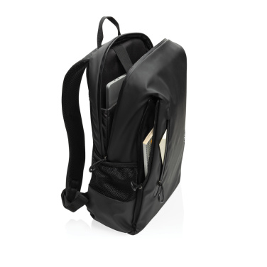 Logo trade promotional merchandise picture of: Lima Aware™ RPET water resistant 15.6 laptop backpack