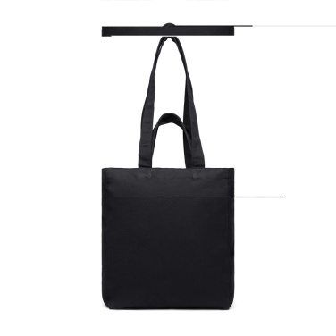 Logo trade business gifts image of: VINGA Hilo AWARE™ recycled canvas zip tote