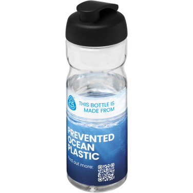 Logo trade advertising products picture of: H2O Active® Eco Base 650 ml flip lid sport bottle