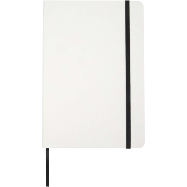 Logo trade promotional merchandise image of: Holm A5 stone paper hard cover notebook with lined pages