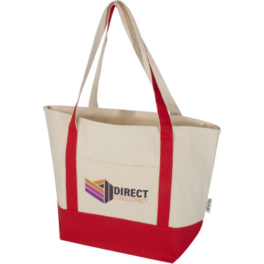 Logo trade business gift photo of: Sam 320 g/m² GRS recycled cotton tote bag