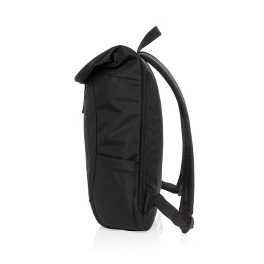 Logotrade promotional product image of: Swiss Peak Aware™ RPET Leonard 15.6 inch laptop backpack