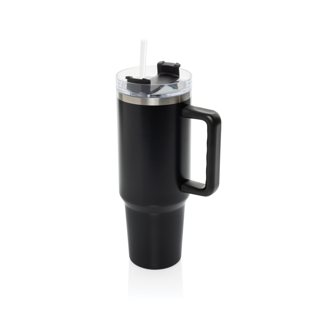 Logo trade promotional product photo of: Stadley RCS recycled steel tumbler 1200ML