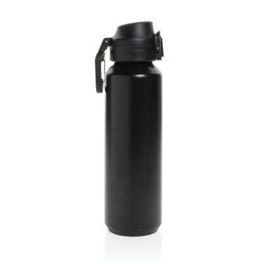 Logotrade promotional item picture of: Via RCS Re-steel lockable sport bottle 600ML