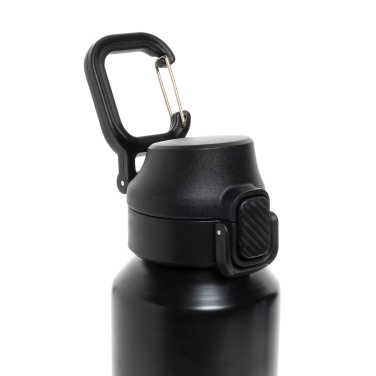 Logotrade promotional gifts photo of: Via RCS Re-steel lockable sport bottle 600ML