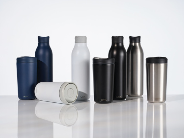 Logo trade business gift photo of: Avira Alok RCS re-steel 360 waterbottle 600ML