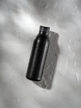 Logo trade business gifts image of: Avira Alok RCS re-steel 360 waterbottle 600ML