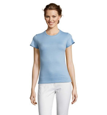 Logo trade promotional merchandise picture of: MISS WOMEN T-SHIRT 150g